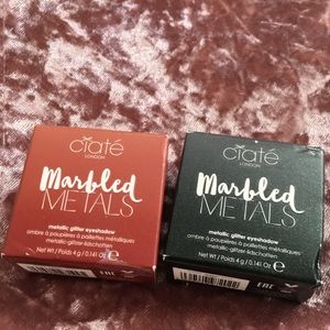 Ciate Marbled Metals in Shades Gilded and Twisted. Brand new.